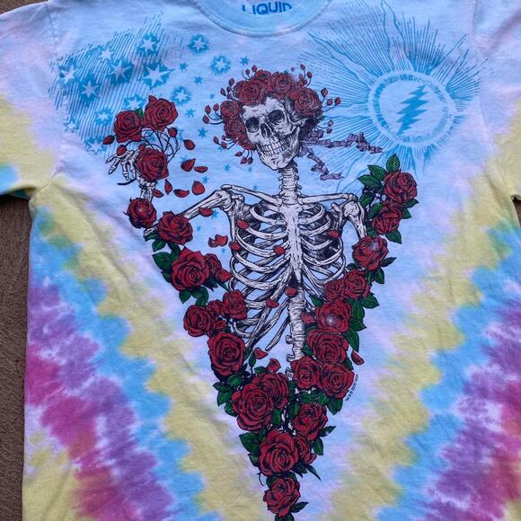 Liquid Blue Grateful Dead T-Shirt - Picture 2 of 5